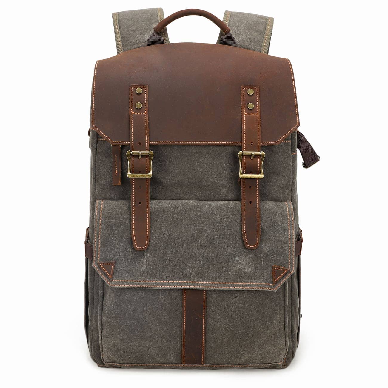 Waxed Canvas Camera Backpack | ALGONQUIN