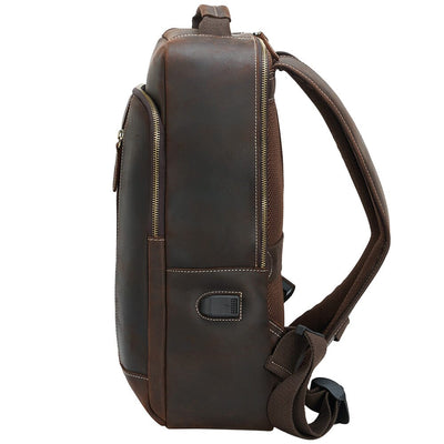 Crazy Horse Leather Backpack | EVEREST