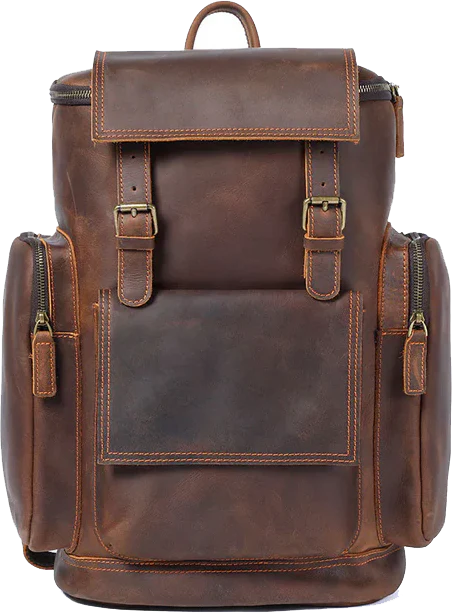 Canvas Leather Backpack | SALZBURG
