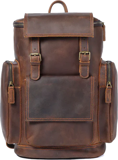 Canvas Leather Backpack | SALZBURG