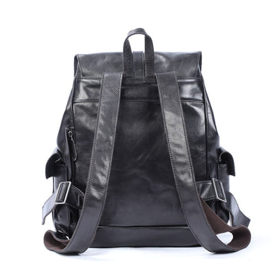 Small Black Leather Backpack | WALTER