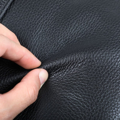 Black Leather Bookbag | DÔME