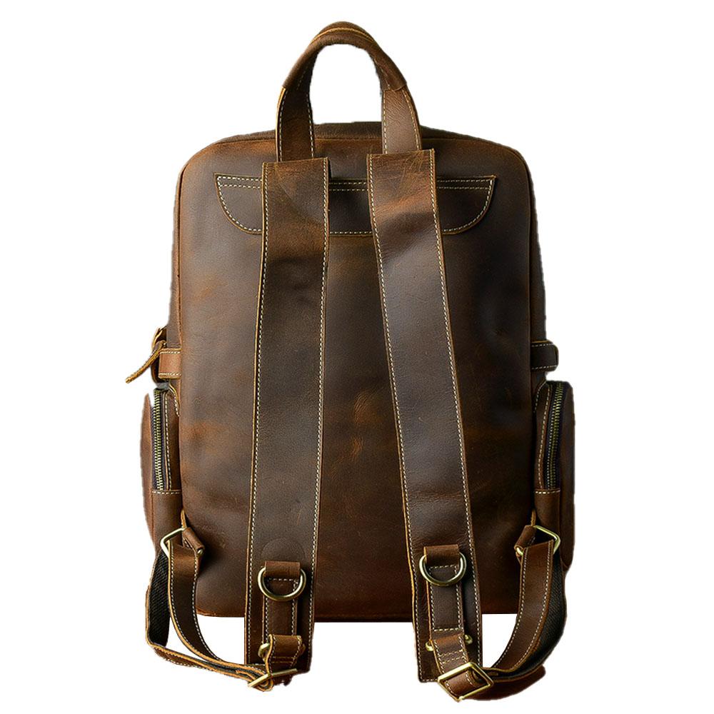 Brown Leather Backpack | URSUS