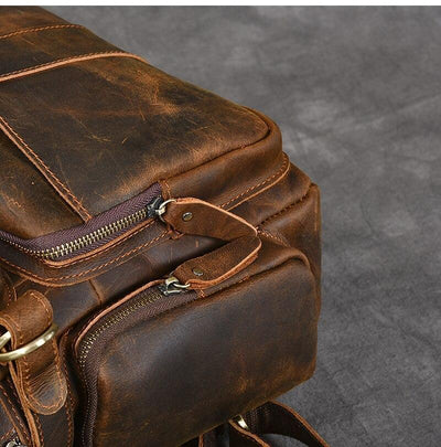 Brown Leather Backpack | URSUS