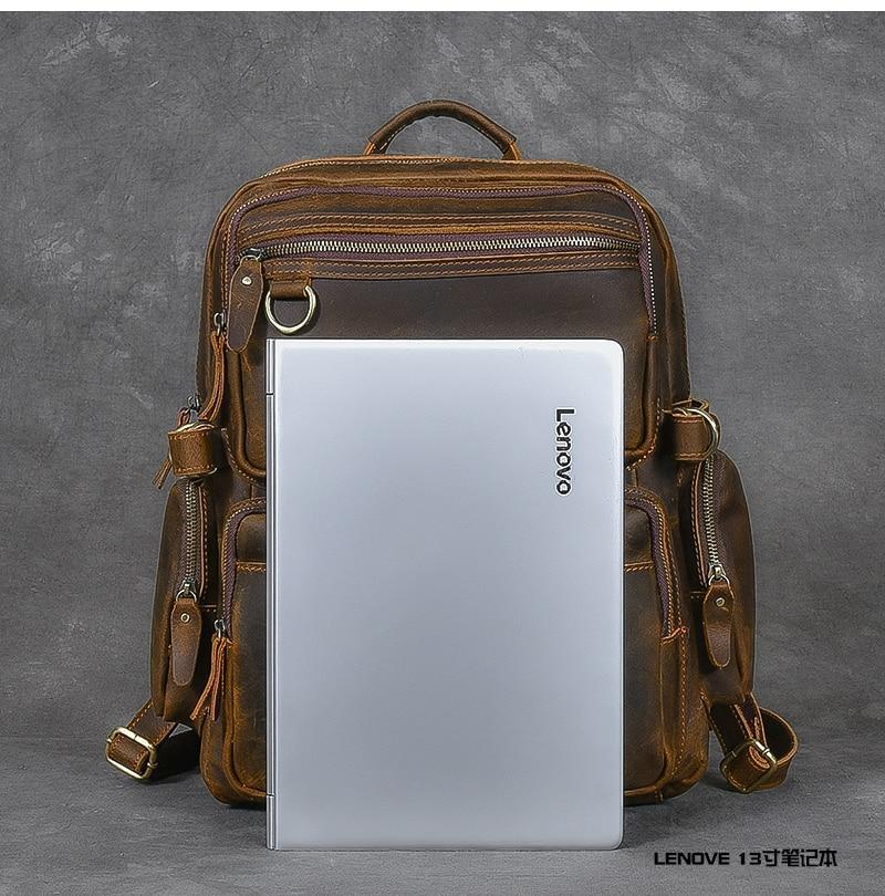 Brown Leather Backpack | URSUS