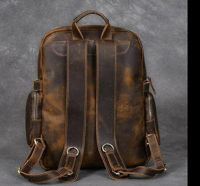 Brown Leather Backpack | URSUS