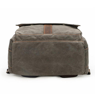 Waxed Canvas Camera Backpack | ALGONQUIN