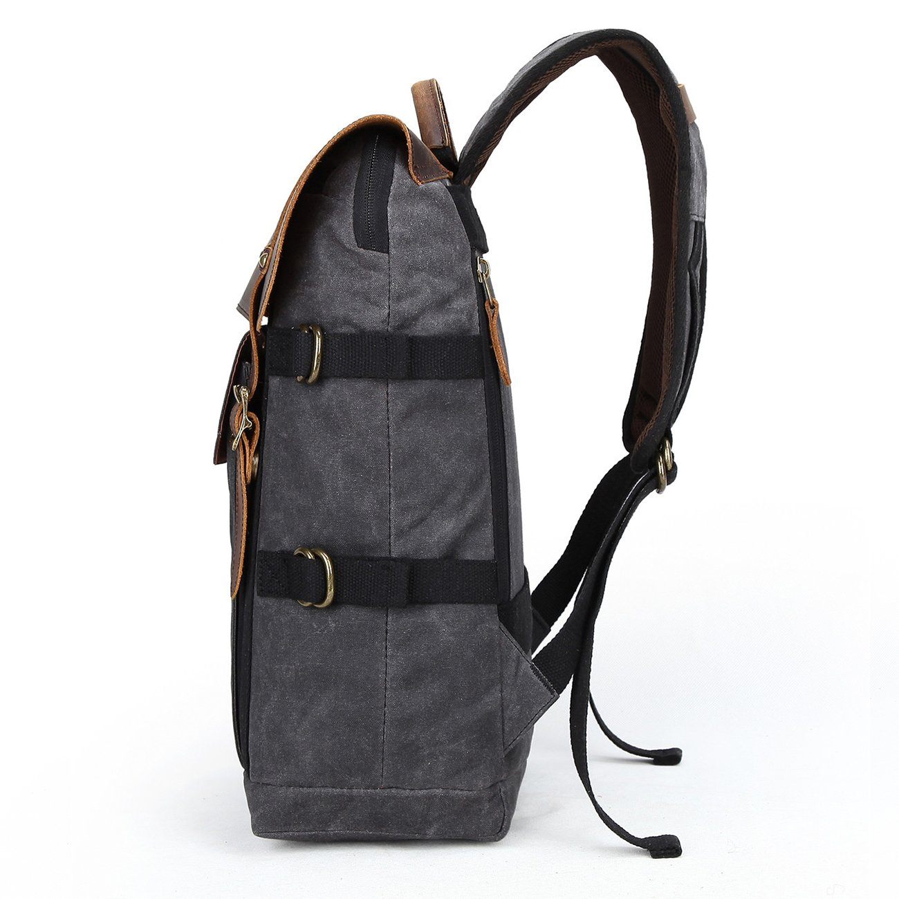 Canvas and Leather Camera Backpack | HALIBURTON