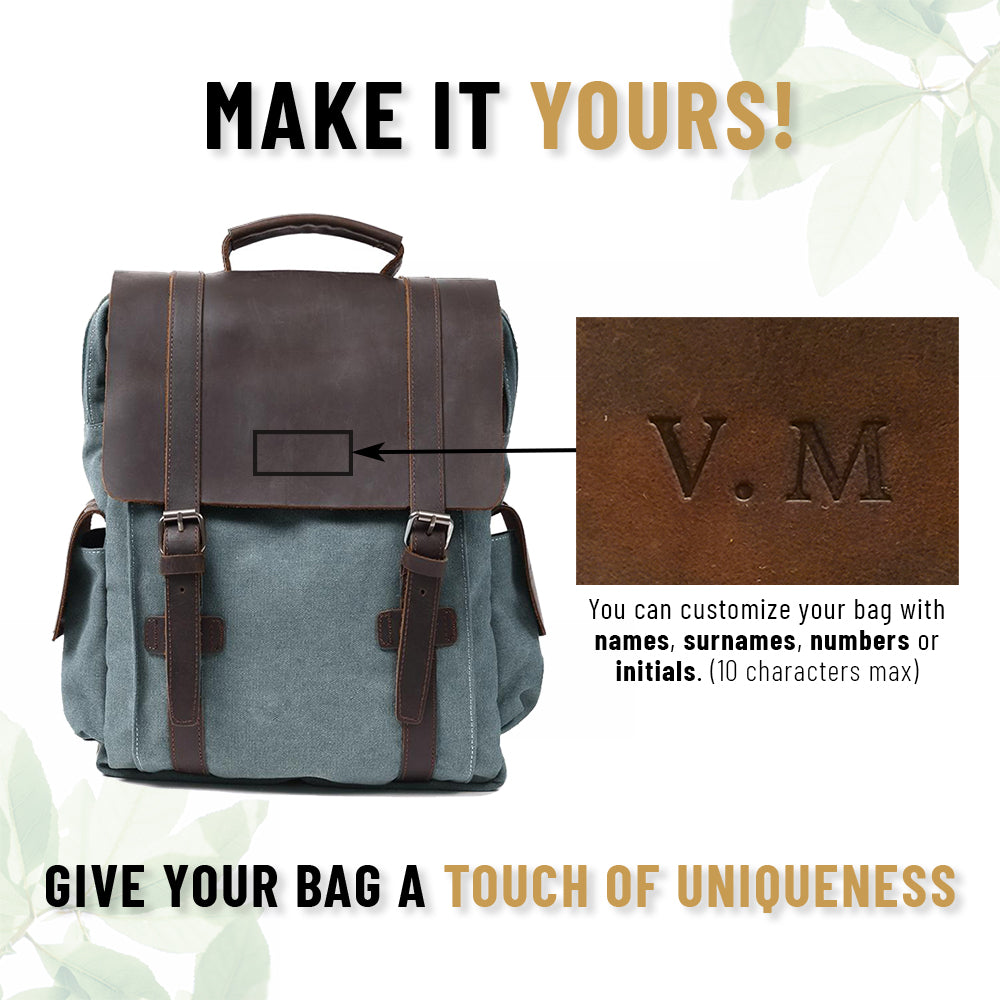 Small Canvas Backpack | MANITOBA