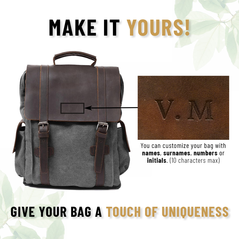 Small Canvas Backpack | MANITOBA