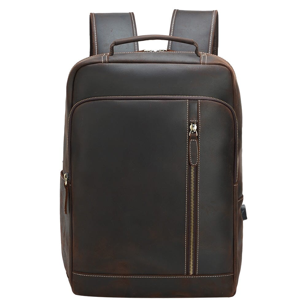 Crazy Horse Leather Backpack | EVEREST