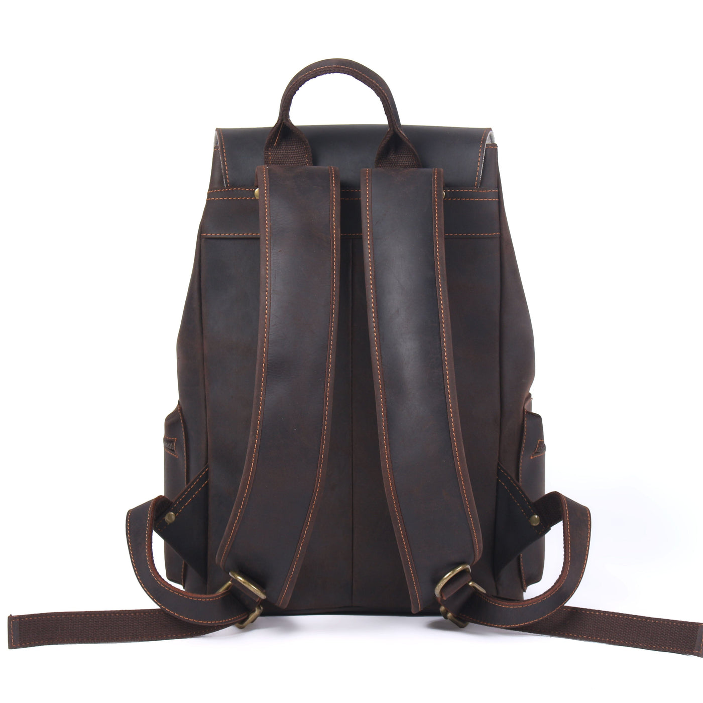 Leather Drawstring Backpack | DASHAN