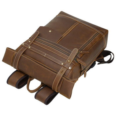 Leather Laptop Bookbag | VINSON