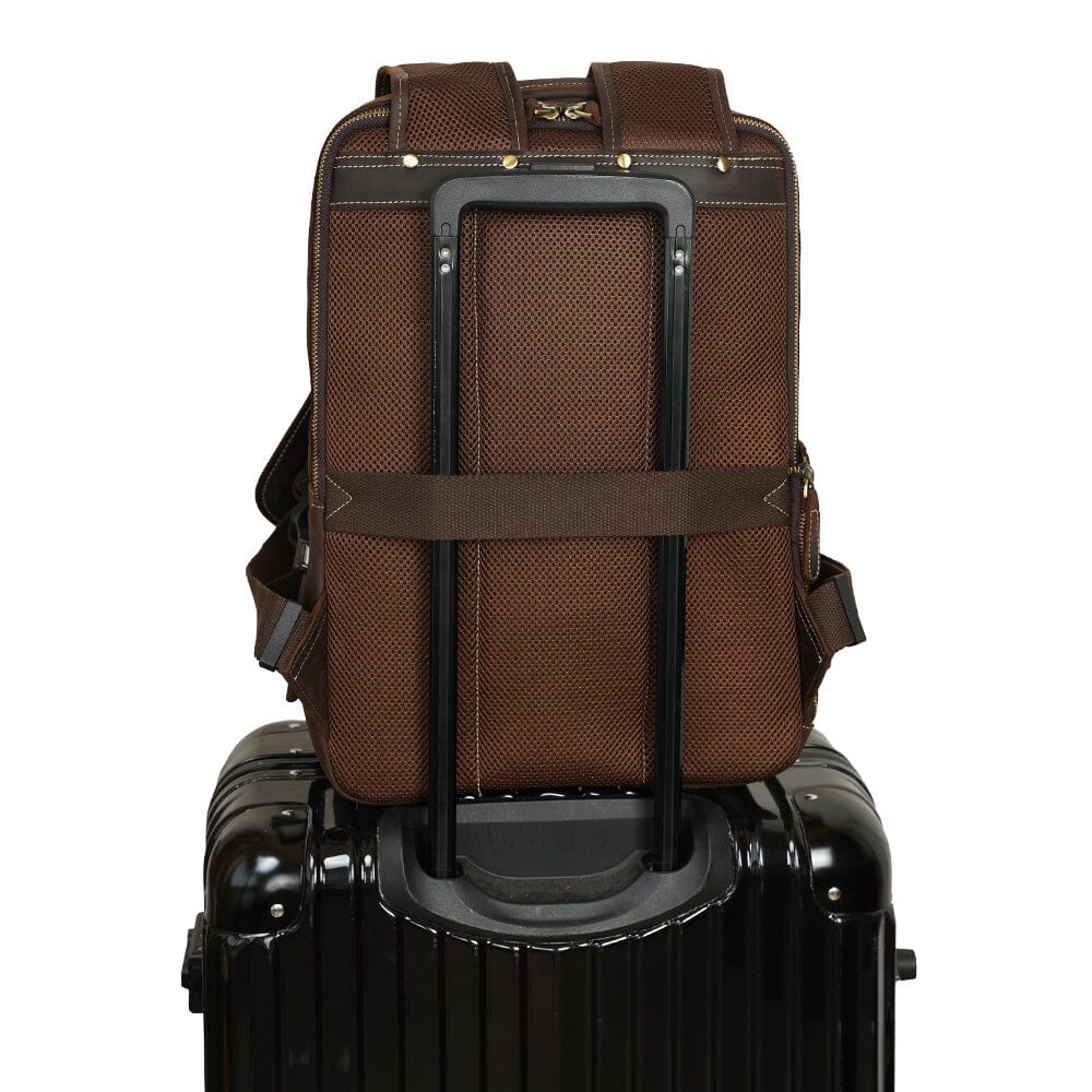Crazy Horse Leather Backpack | EVEREST