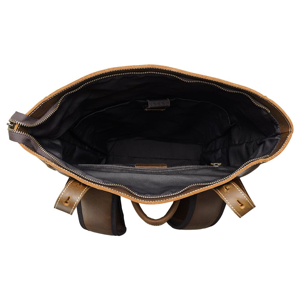 Leather Laptop Bookbag | VINSON