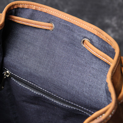 Leather Knapsack | KALINKA