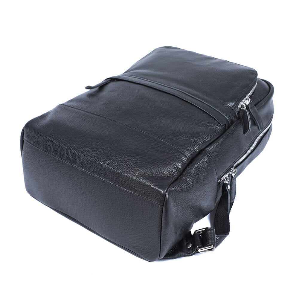 Black Leather Bookbag | DÔME