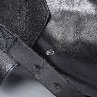 Small Black Leather Backpack | WALTER