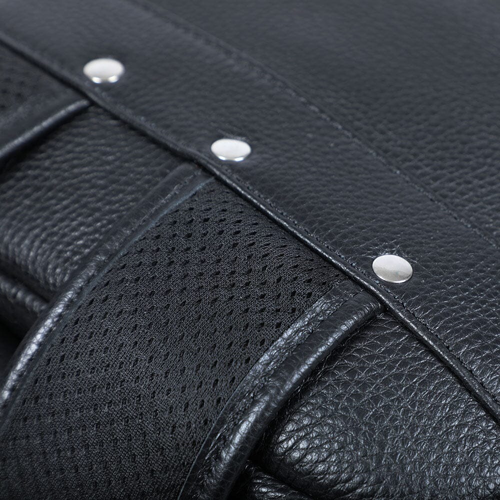 Black Leather Bookbag | DÔME