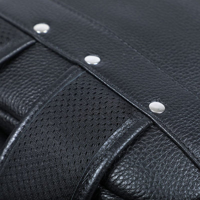 Black Leather Bookbag | DÔME