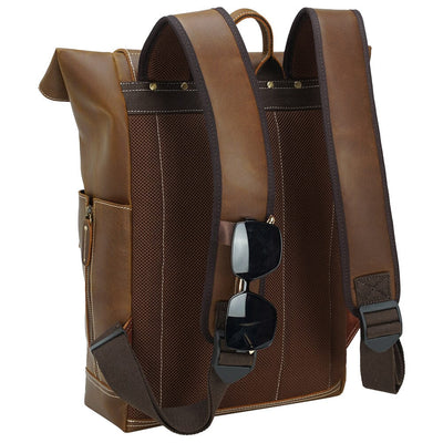 Leather Laptop Bookbag | VINSON