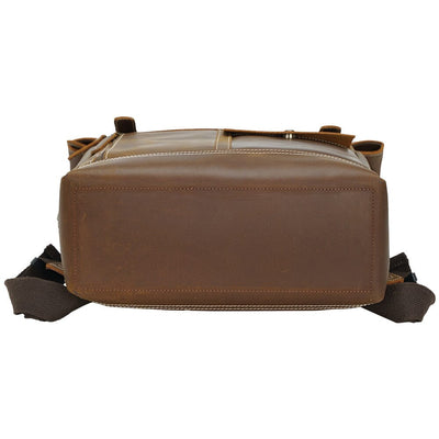 Leather Laptop Bookbag | VINSON