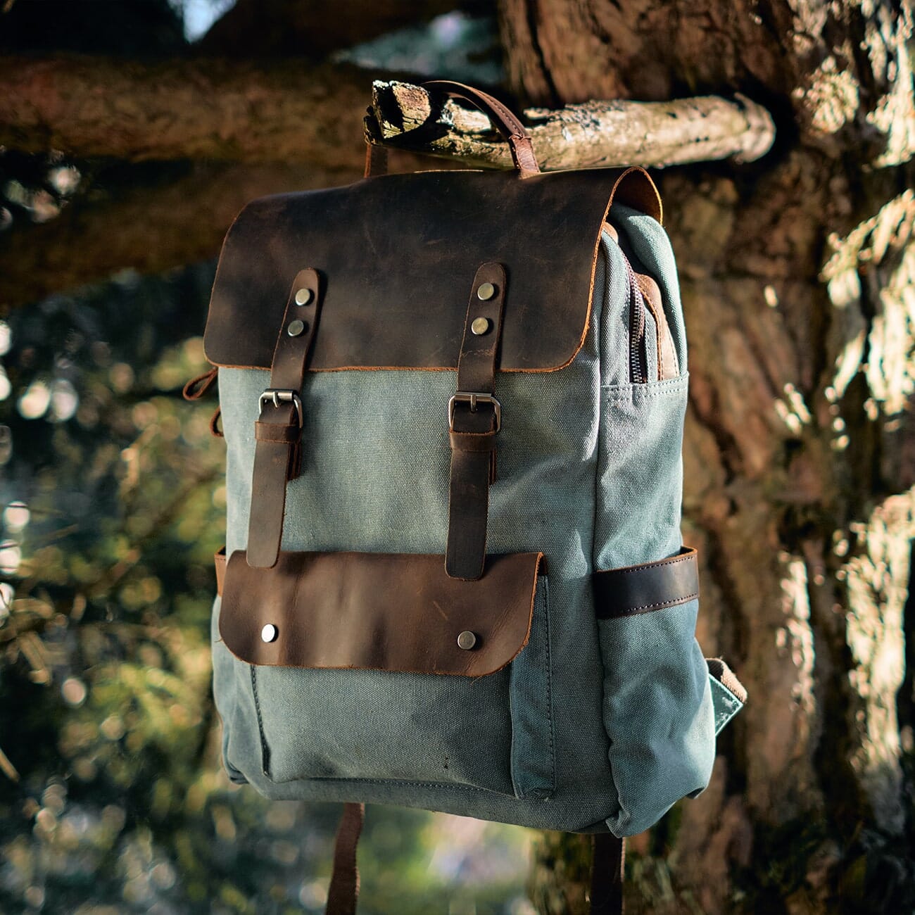 Canvas Laptop Backpack | HELSINKI