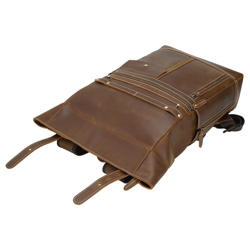 Leather Laptop Bookbag | VINSON