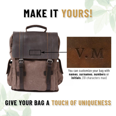 Small Canvas Backpack | MANITOBA