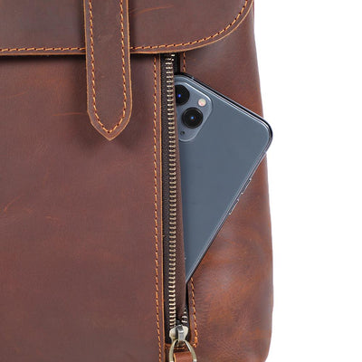 Small Leather Rucksack | ITHYA