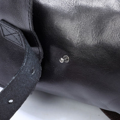 Small Black Leather Backpack | WALTER