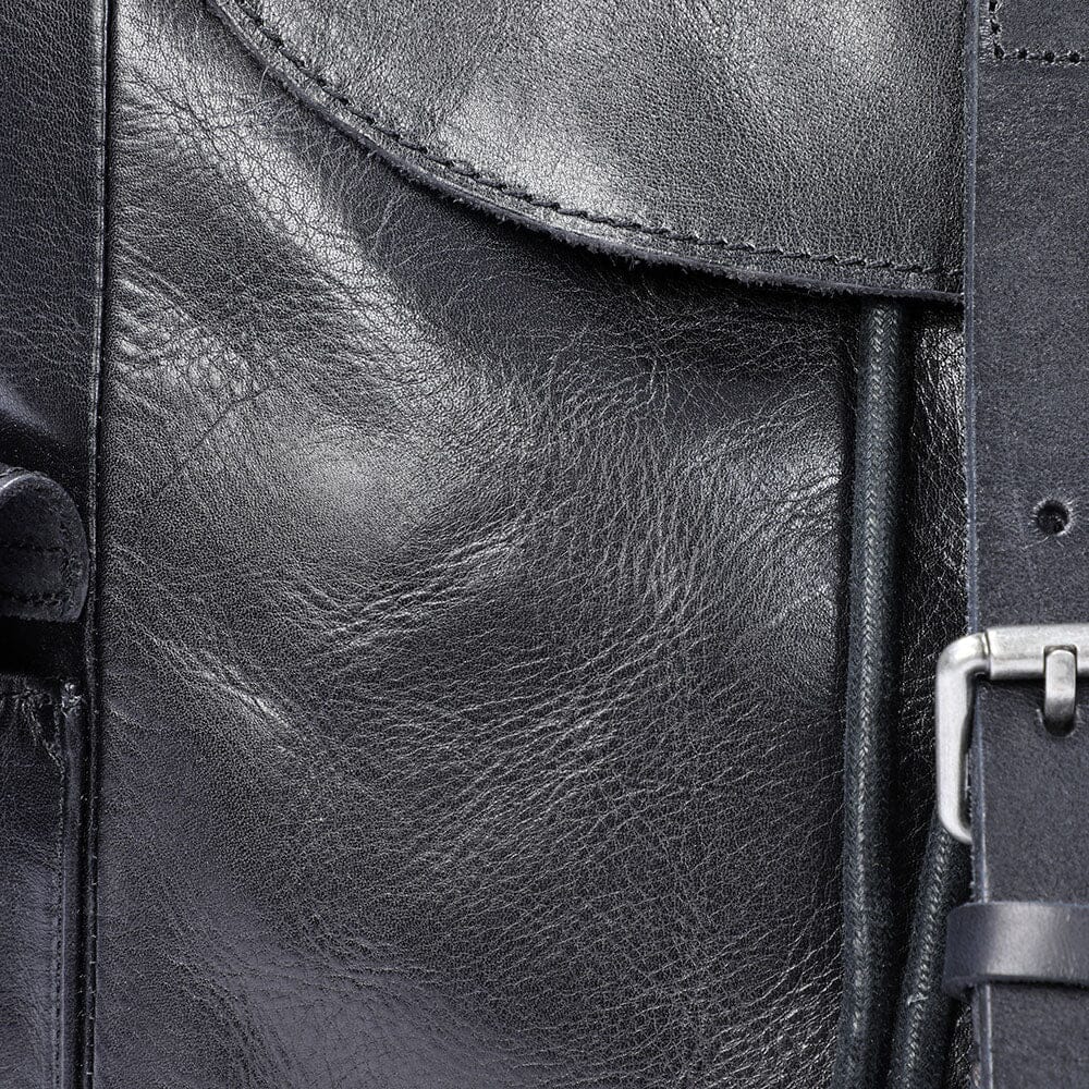 Small Black Leather Backpack | WALTER