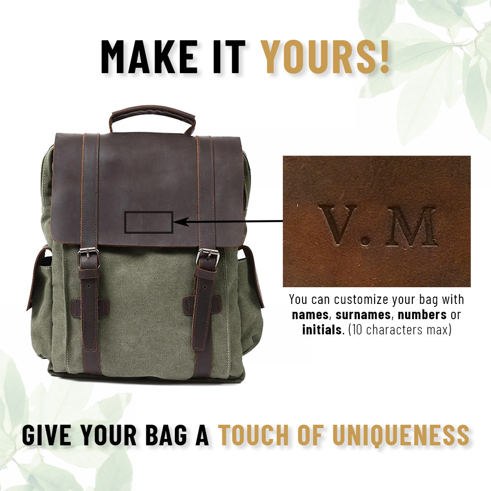 Small Canvas Backpack | MANITOBA