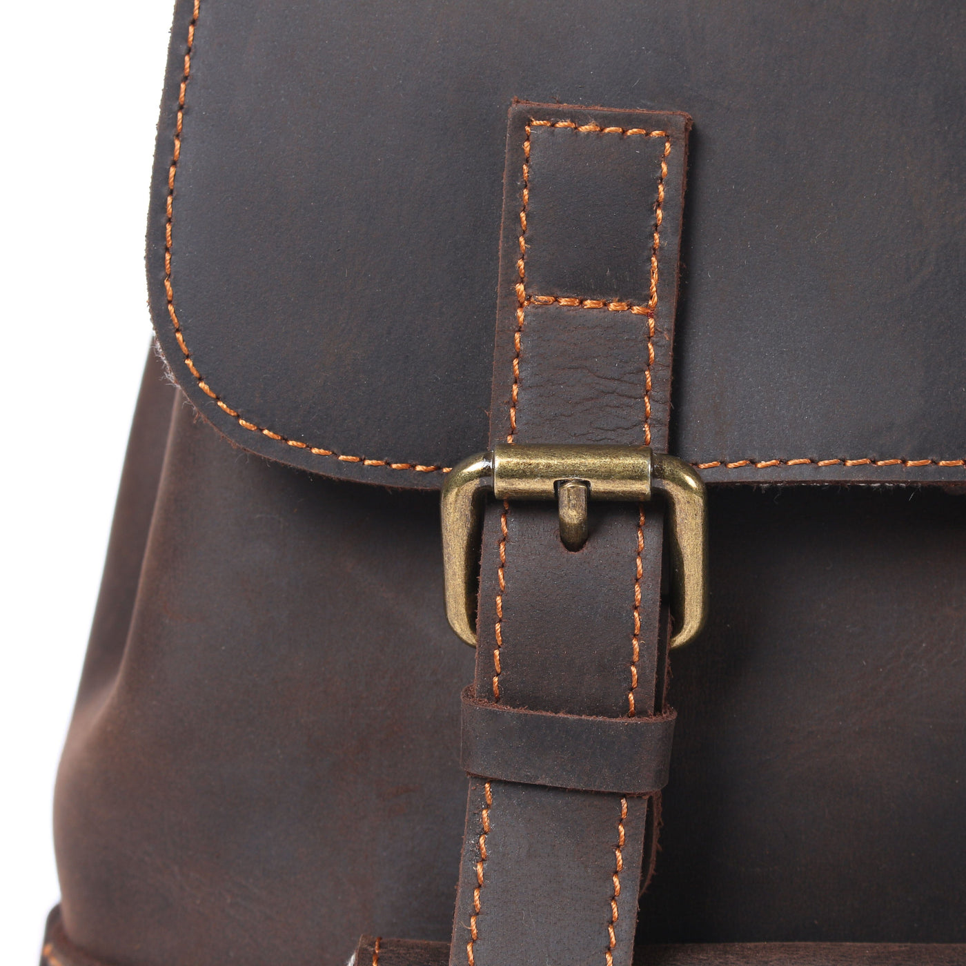 Leather Drawstring Backpack | DASHAN