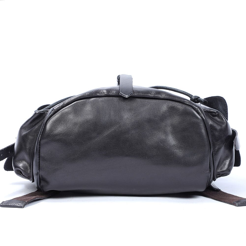 Small Black Leather Backpack | WALTER
