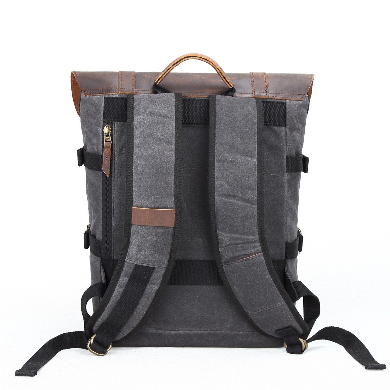 Canvas and Leather Camera Backpack | HALIBURTON