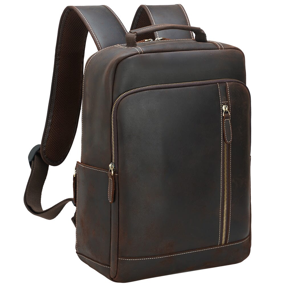 Crazy Horse Leather Backpack | EVEREST