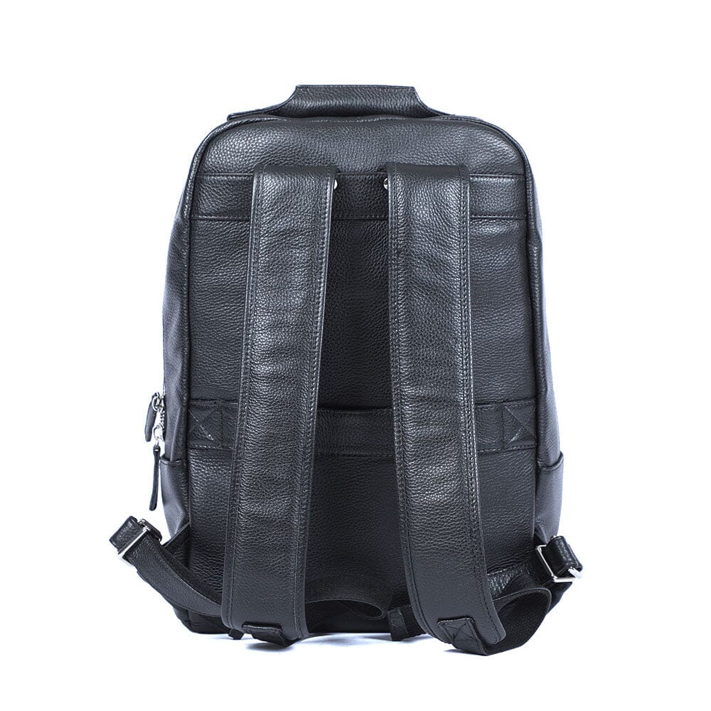Black Leather Bookbag | DÔME